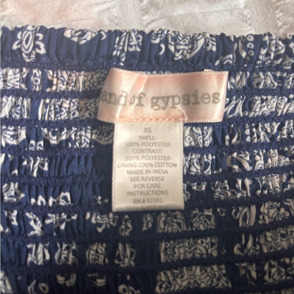 Band of Gypsies Navy and White Summer Dress - Picture 7 of 9